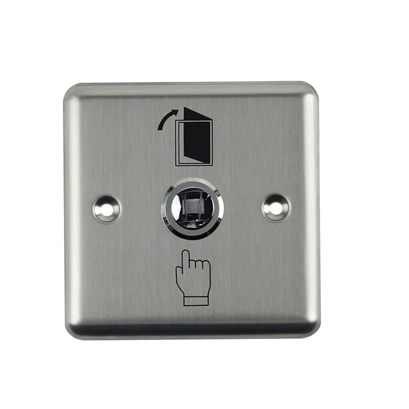 Bouton de sortie en acier inoxydable