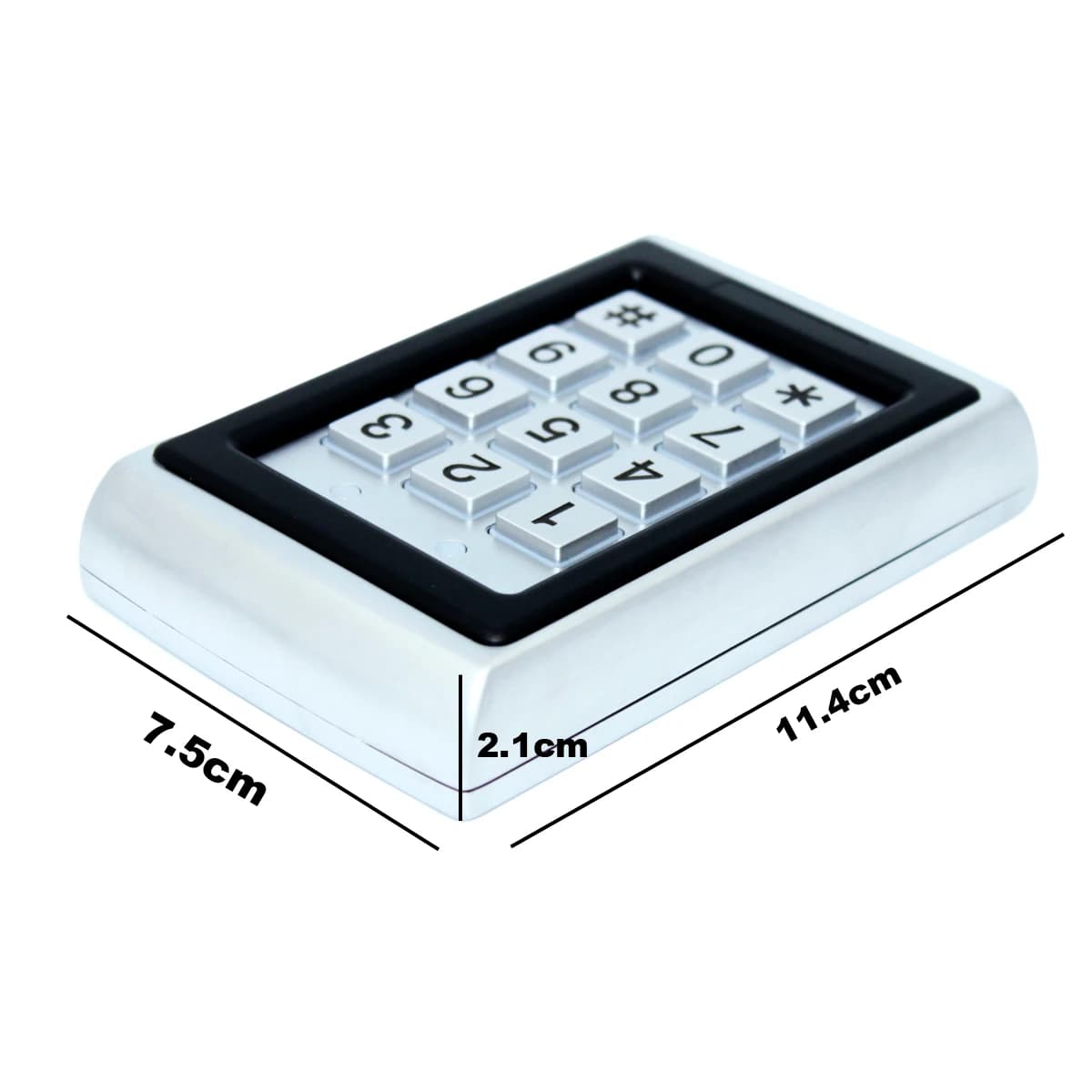 Clavier de contrôle d'accès en métal