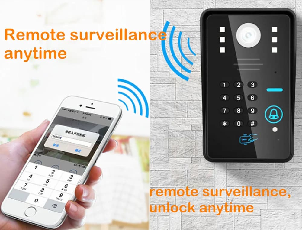 Système d'interphone de caméra de sonnette vidéo