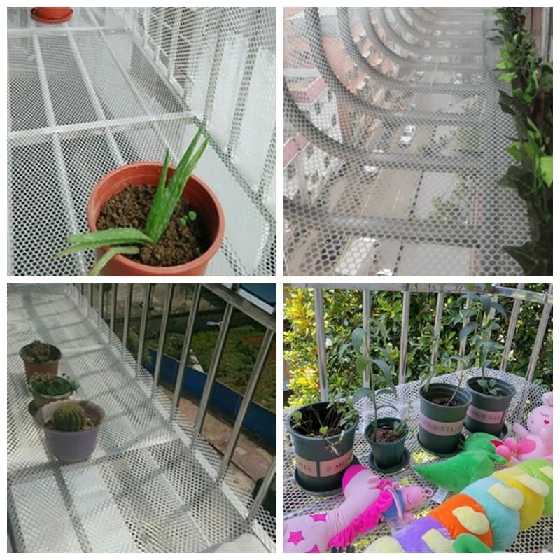 Filet de sécurité pour clôture de jardin
