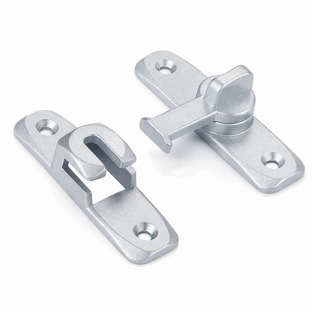 Serrure de porte à bascule 90/180 degrés