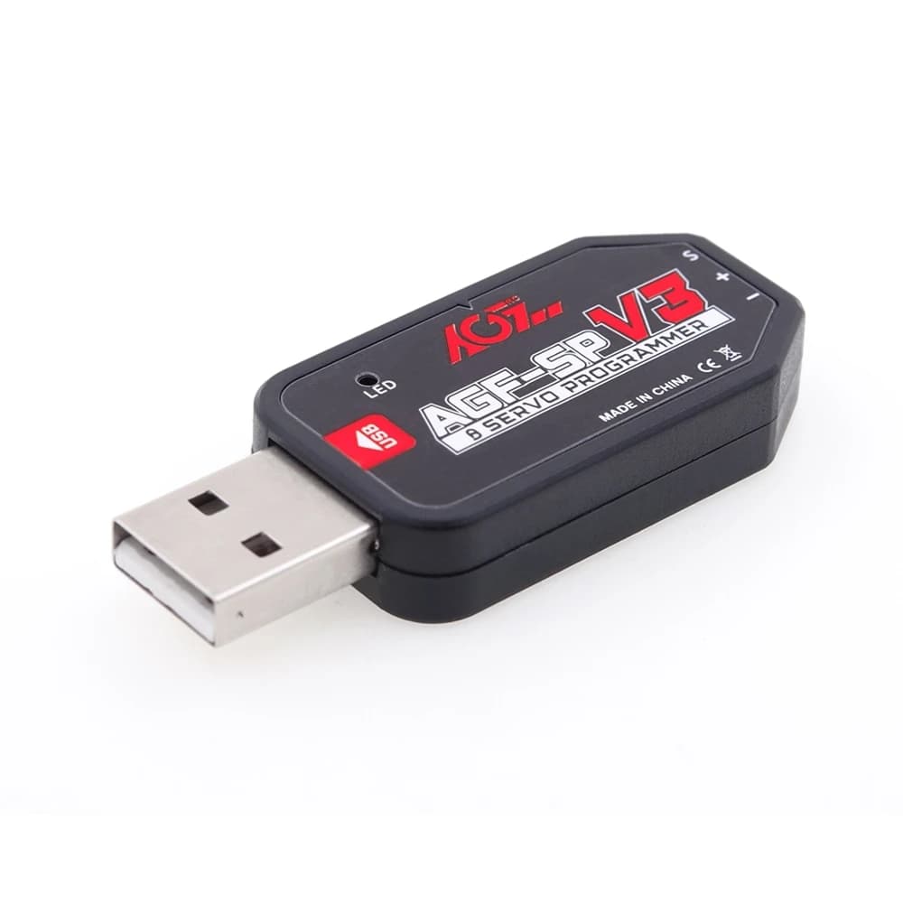 Carte AGF-SPV3 de programme d'USB d'AGFrc utilisée à sœur les paramètres du servo programmable
