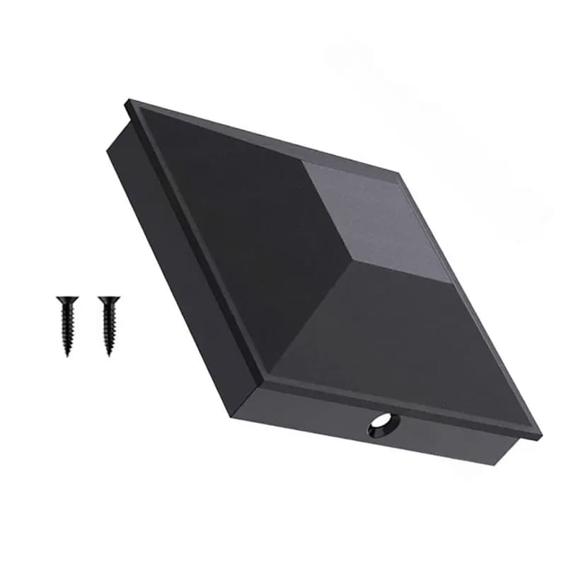 8PCS Capuchons de poteau de clôture de 5 pouces avec 16 vis et installation facile