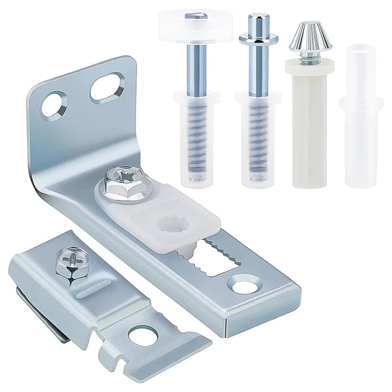 Kit complet de quincaillerie pour porte pliante pour placard coulissant – Supports essentiels