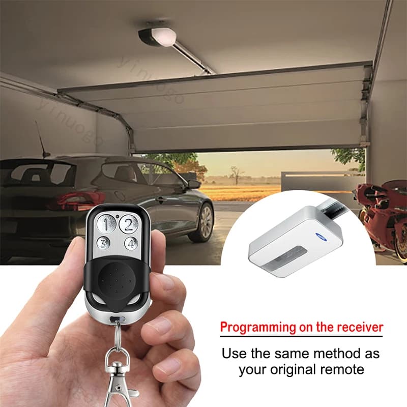 Télécommande de Garage pour NOVOFERM TROMATIC MNHS433 MNHS433-02 MNHS433-04