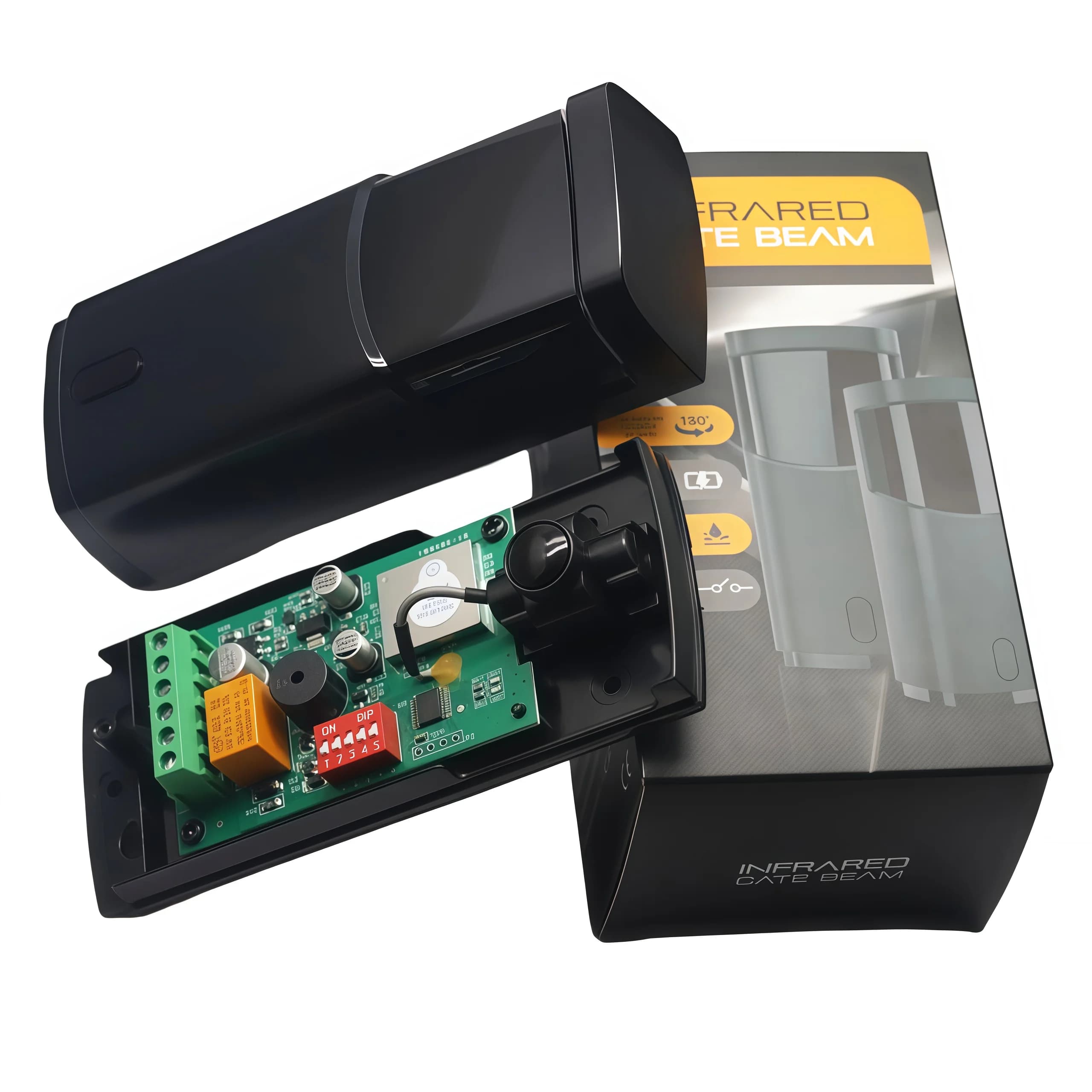 Faisceau de capteur de cellule photoélectrique DC/AC 12v/24v/36v pour ouvre-porte coulissant