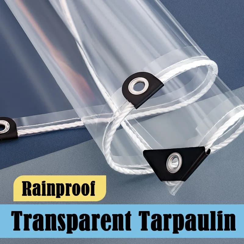TarLII-Pergola imperméable en PVC transparent
