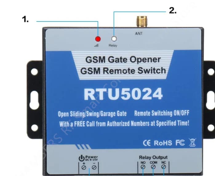 RTU5024 GSM ouvre-porte relais commutateur télécommande ouvre-porte sans fil