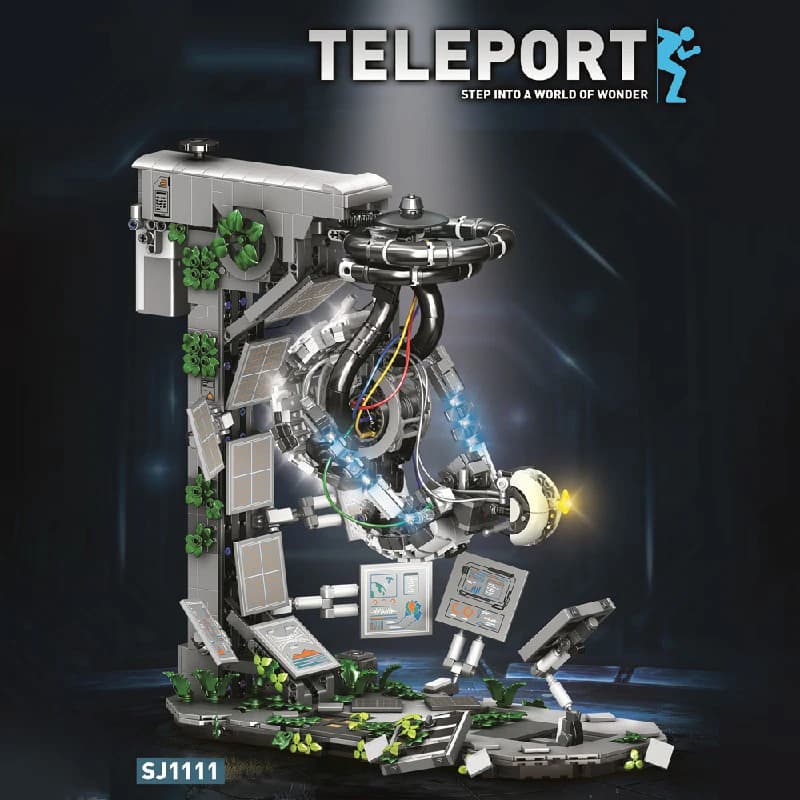 Technicial GLaDOS Portal 2 avec moteur, blocs de construction LED, jeu de construction, kit de modèle de robot de laboratoire SF, cadeau DIY pour adultes, 1976 pièces