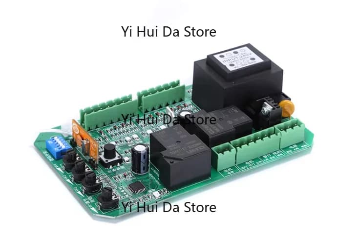 Carte de commande de circuit imprimé (PCB) pour moteur d'ouvre-porte coulissante PY600acn avec interrupteur de fin de