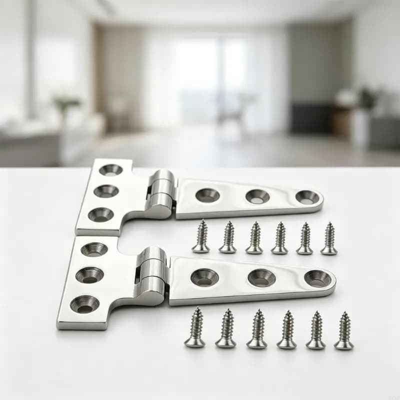 Ensemble quincaillerie porte en forme T