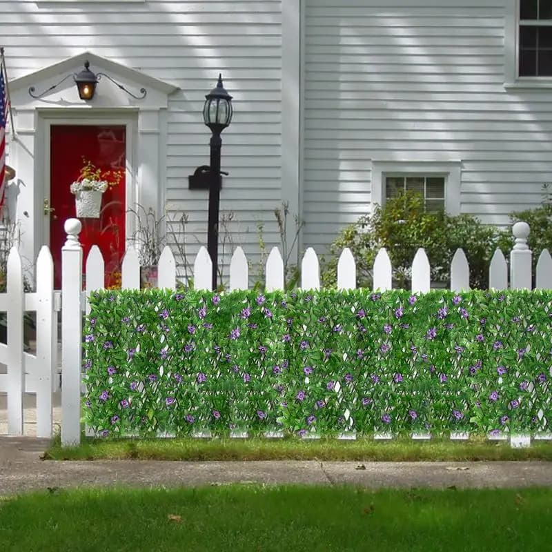 Haie artificielle, fausse feuille murale