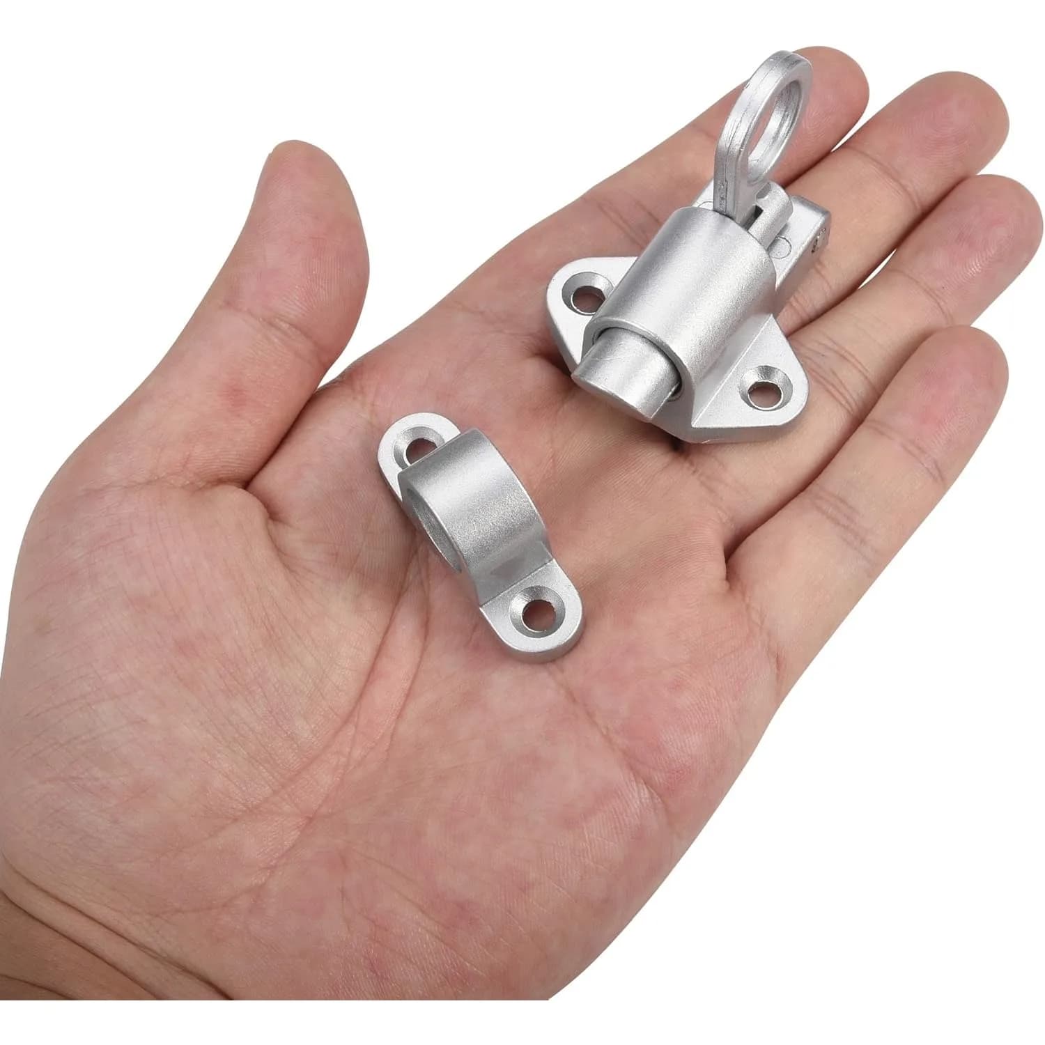 Loquet à ressort autobloquant 1-4 pièces en alliage d'aluminium