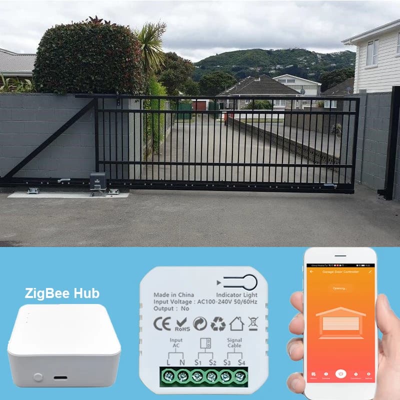 Contrôleur de portail coulissant motorisé ZigBee