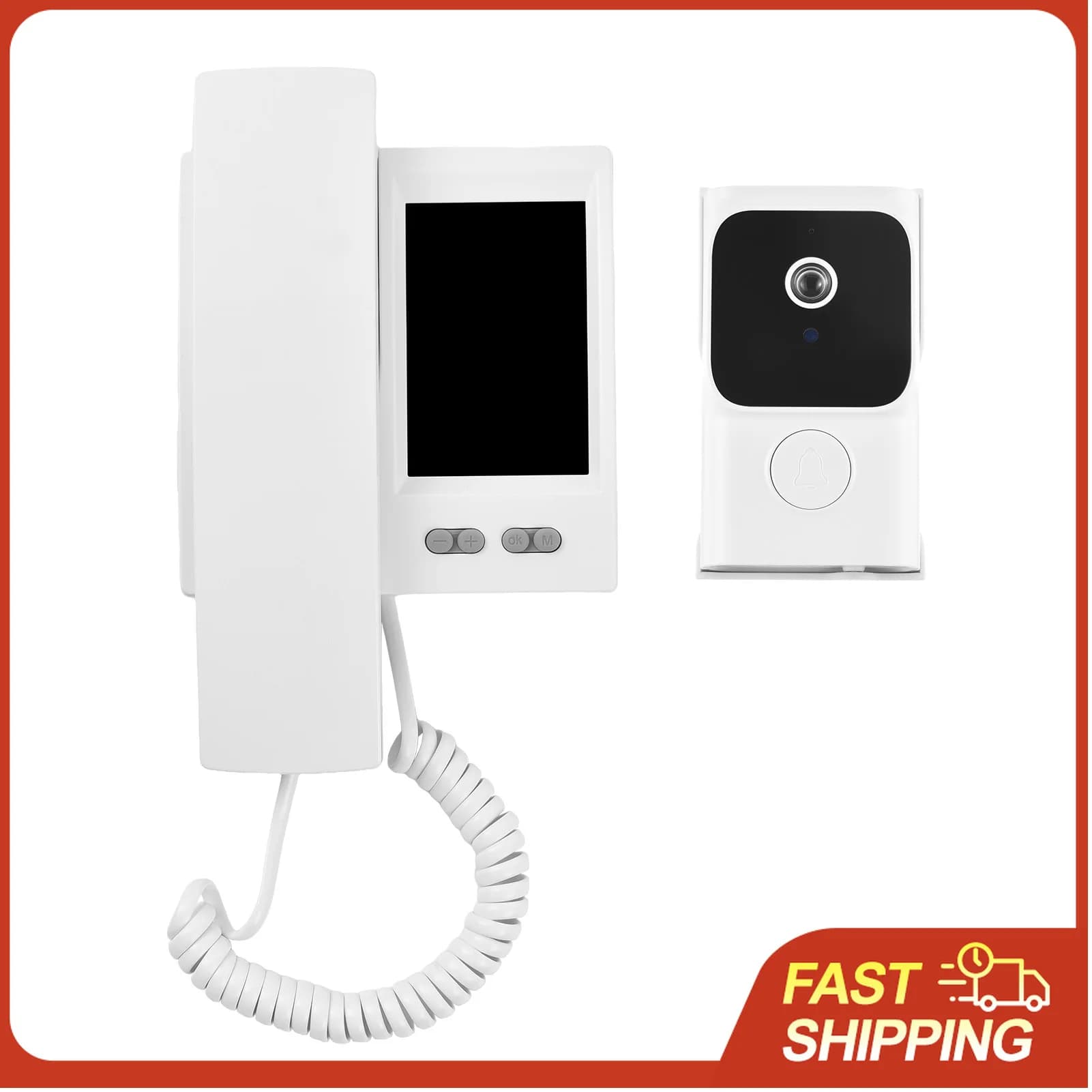 Interphone vidéo sans fil avec écran IPS 3