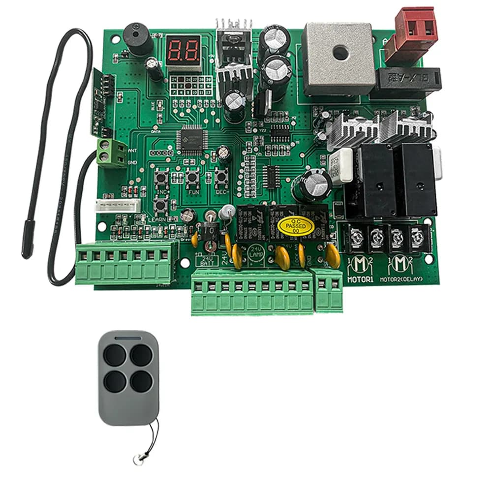 Carte de commande PCB 24V DC pour ouvre-porte battant automatique à double bras - Pièce de rechange pour système intelligent