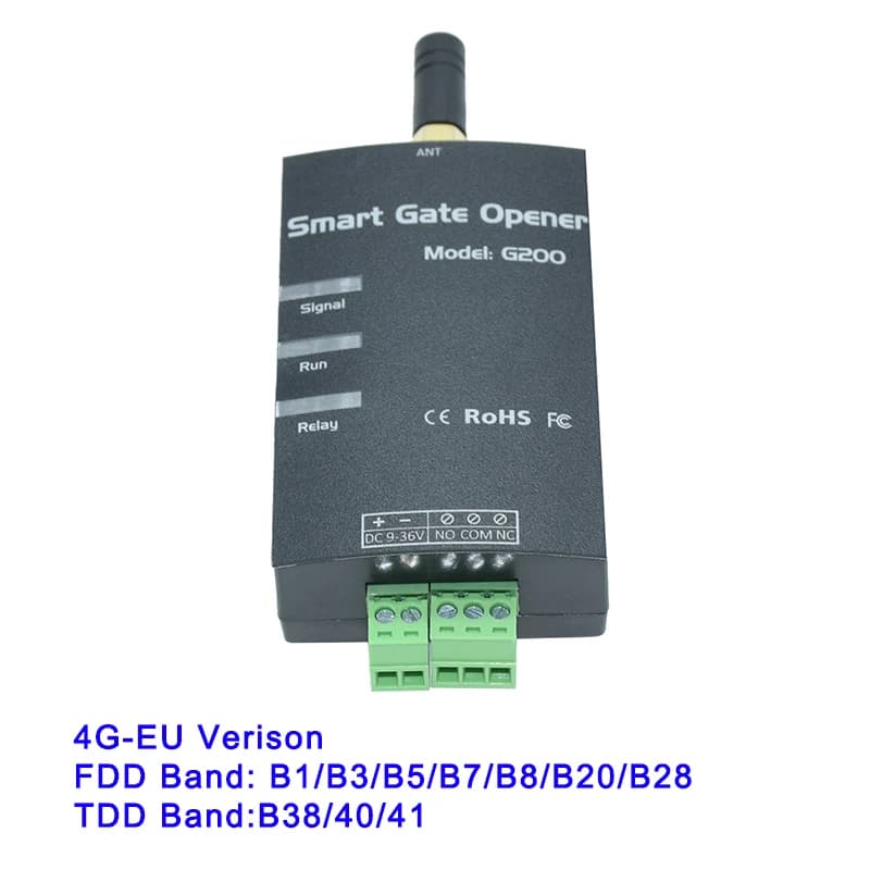 Ouvre-porte intelligent sans fil GSM 4G LTE