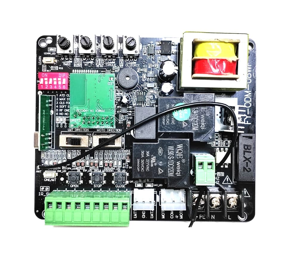 220V !! Carte mère de circuit contrôleur de moteur d'ouvre-porte coulissant Wi-Fi Tuya