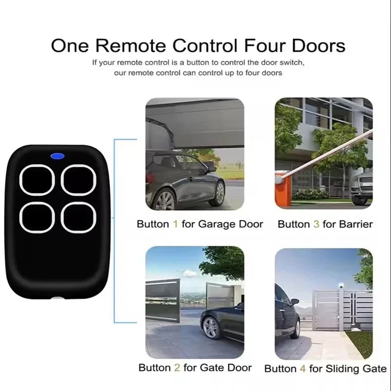 Duplicateur de télécommande RF pour porte de Garage
