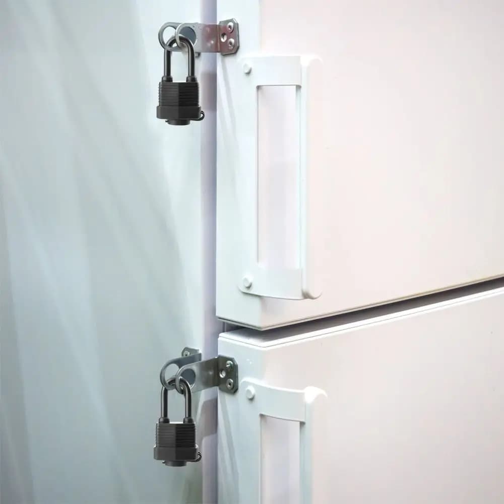 Heavy-duty Plastic Covered Padlocks Keyed Alike Rubber Waterproof Lock Gate Locks Home