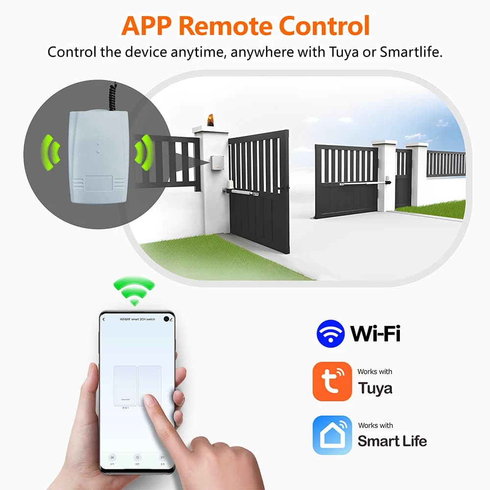 Ouvre-porte coulissante de Garage WiFi RF