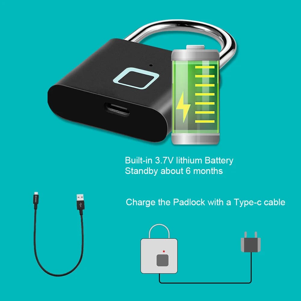 KERUI – cadenas intelligent à empreintes digitales