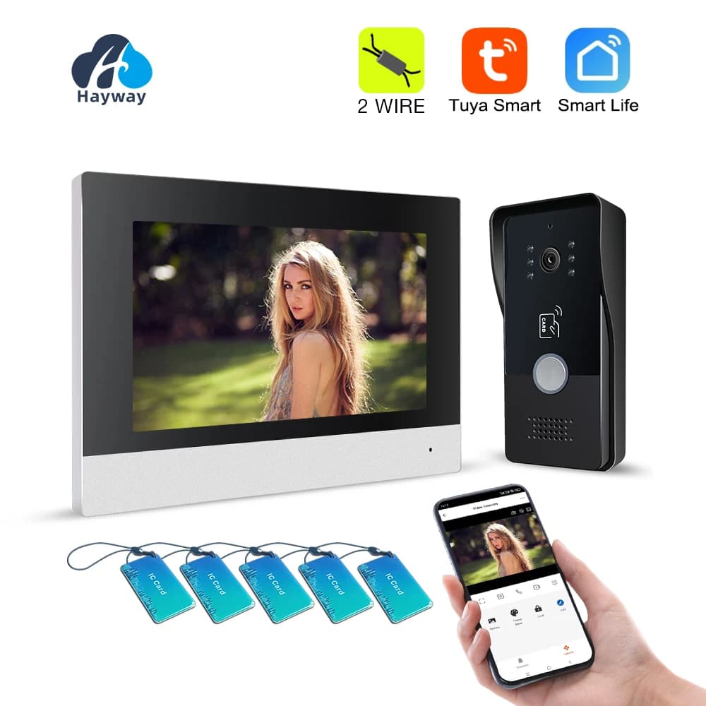Visiophone intelligent Tuya Wifi 1080P