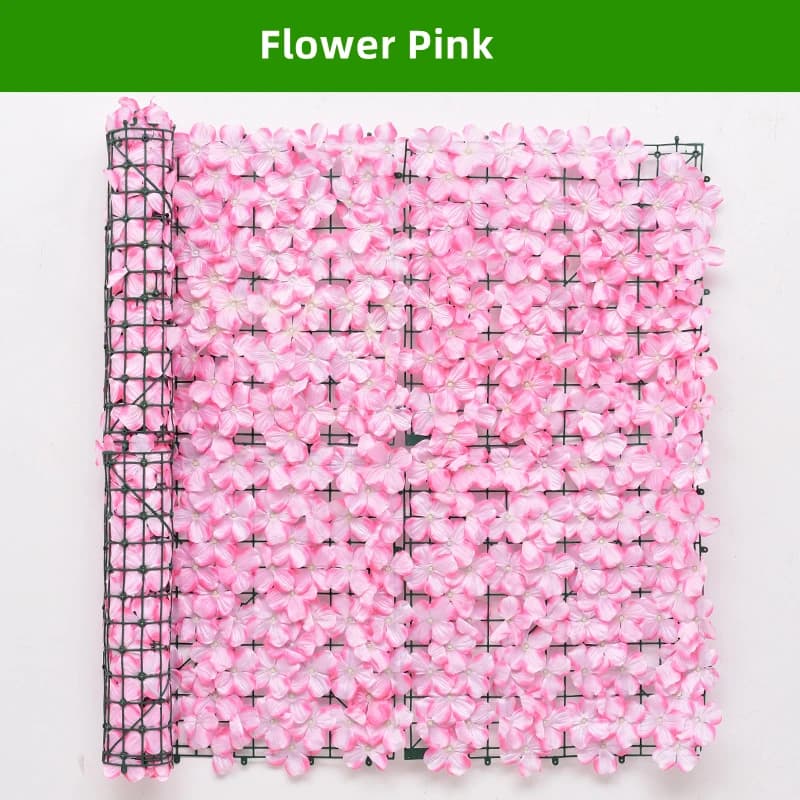 Clôture à Fleurs Artificielles pour Jardin