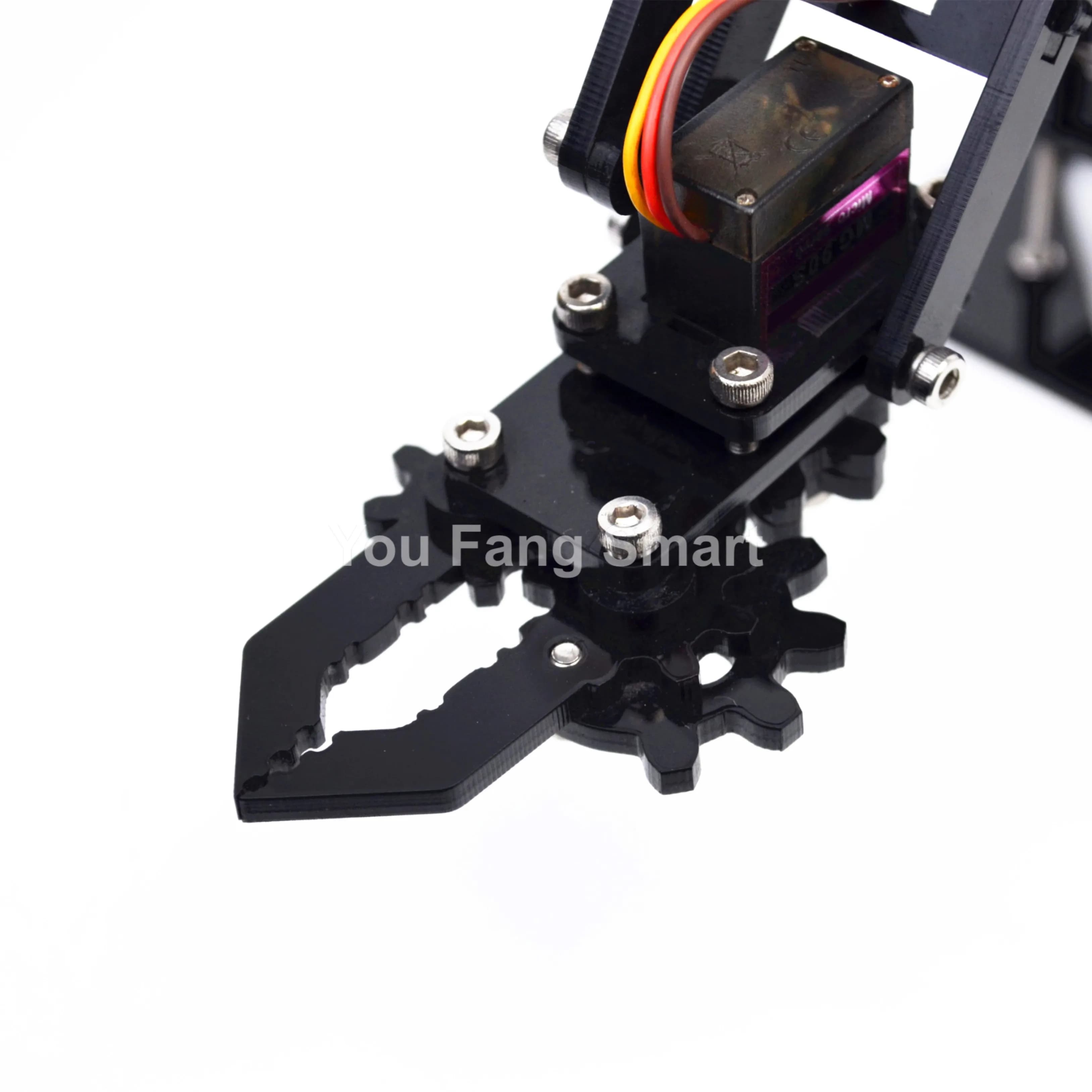 Kit de bras de robot SG90 MG90S STEM 4 DOF, kit de griffes de bras mécanique PS2 ou commande de bouton pour Ardu37, kit de bras de robot, pigments de bricolage