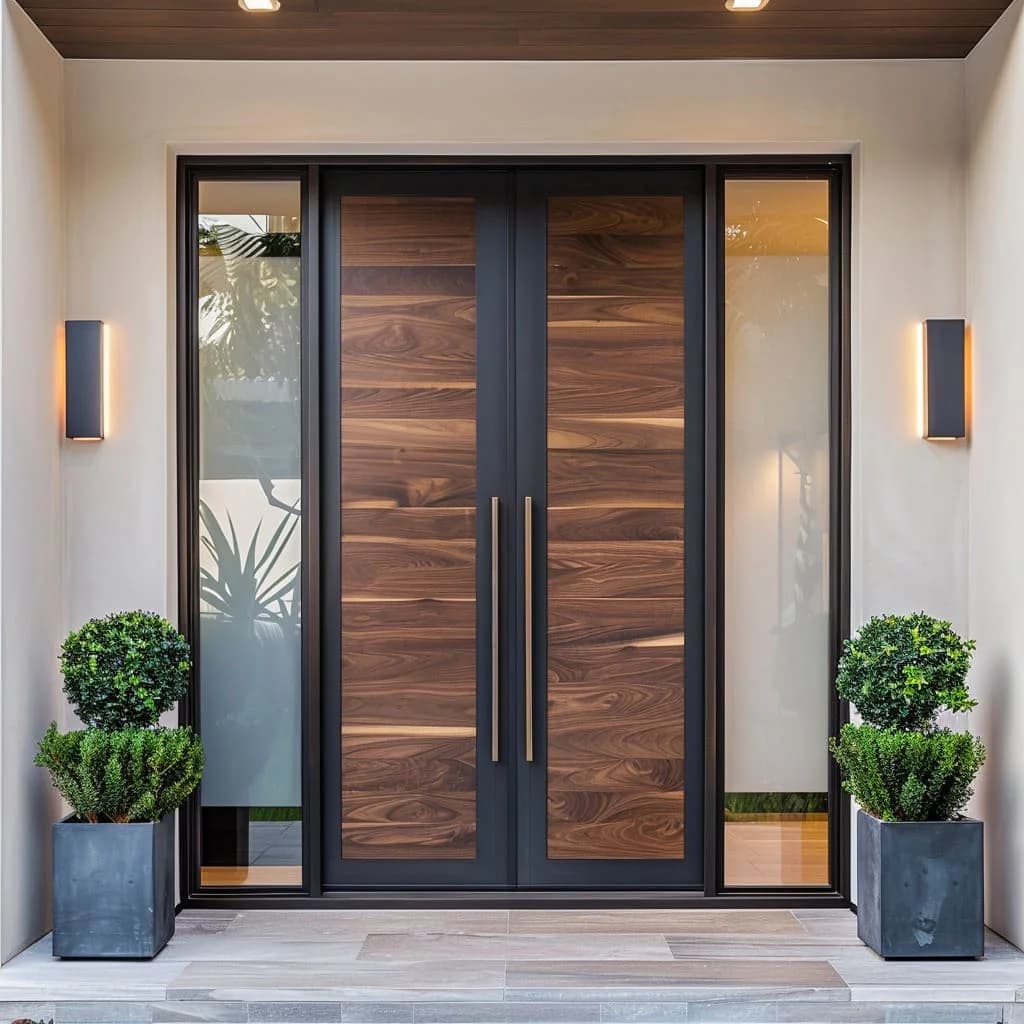 Portes principales de prix d'usine pour la sécurité de la maison
