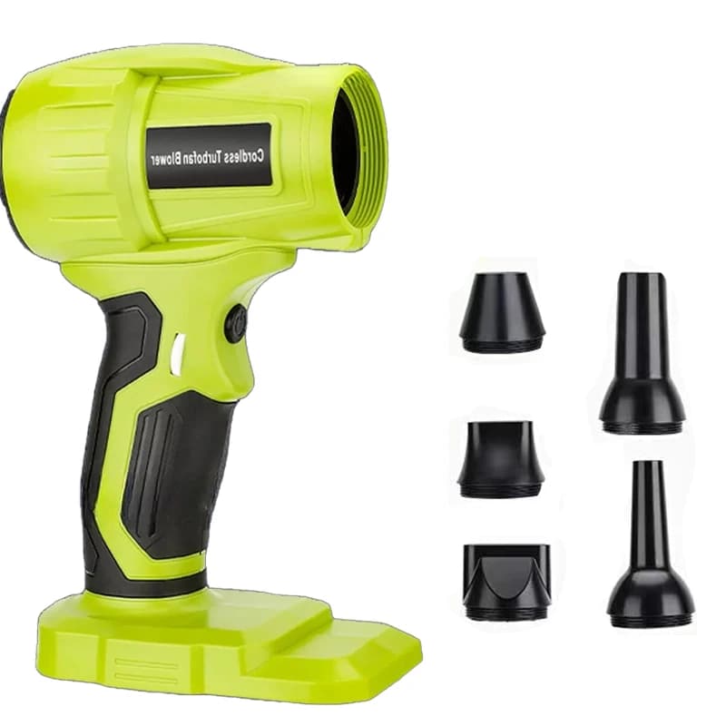 Pour Ryobi 18V Li-ion batterie 350W portable électrique Violent pistolet à Air ventilateur sans fil feuilles ventilateur Turbo ventilateur pour maison et voiture