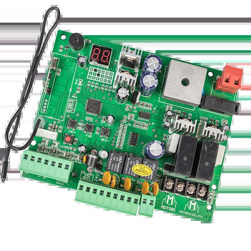 Carte de commande automatique d'opérateur de porte battante DC24V avec démarrage progressif avec quantité de télécommande en option