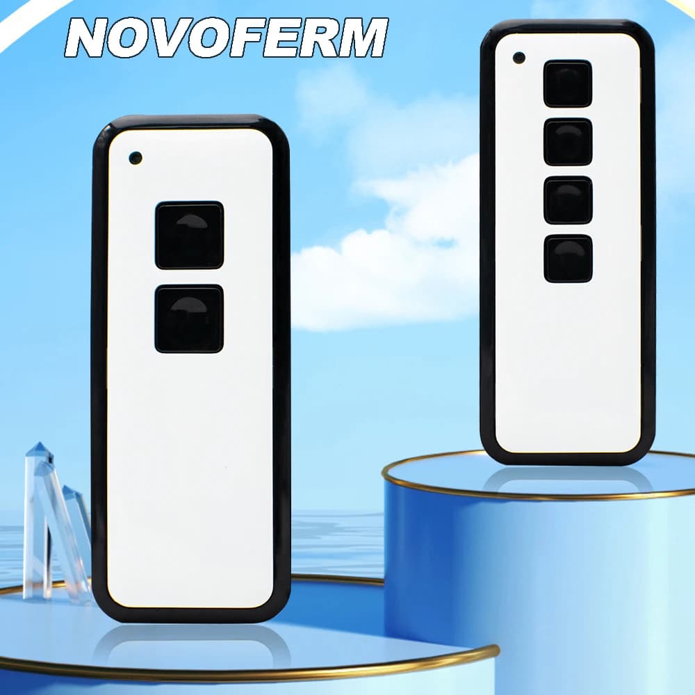 Télécommande de garage à code tournant 433 MHz pour NOVOFERM MINI-NOVOTRON 522 524 NOVOTRON 502 MCHS43-2 MTR43-2 MAX43-2