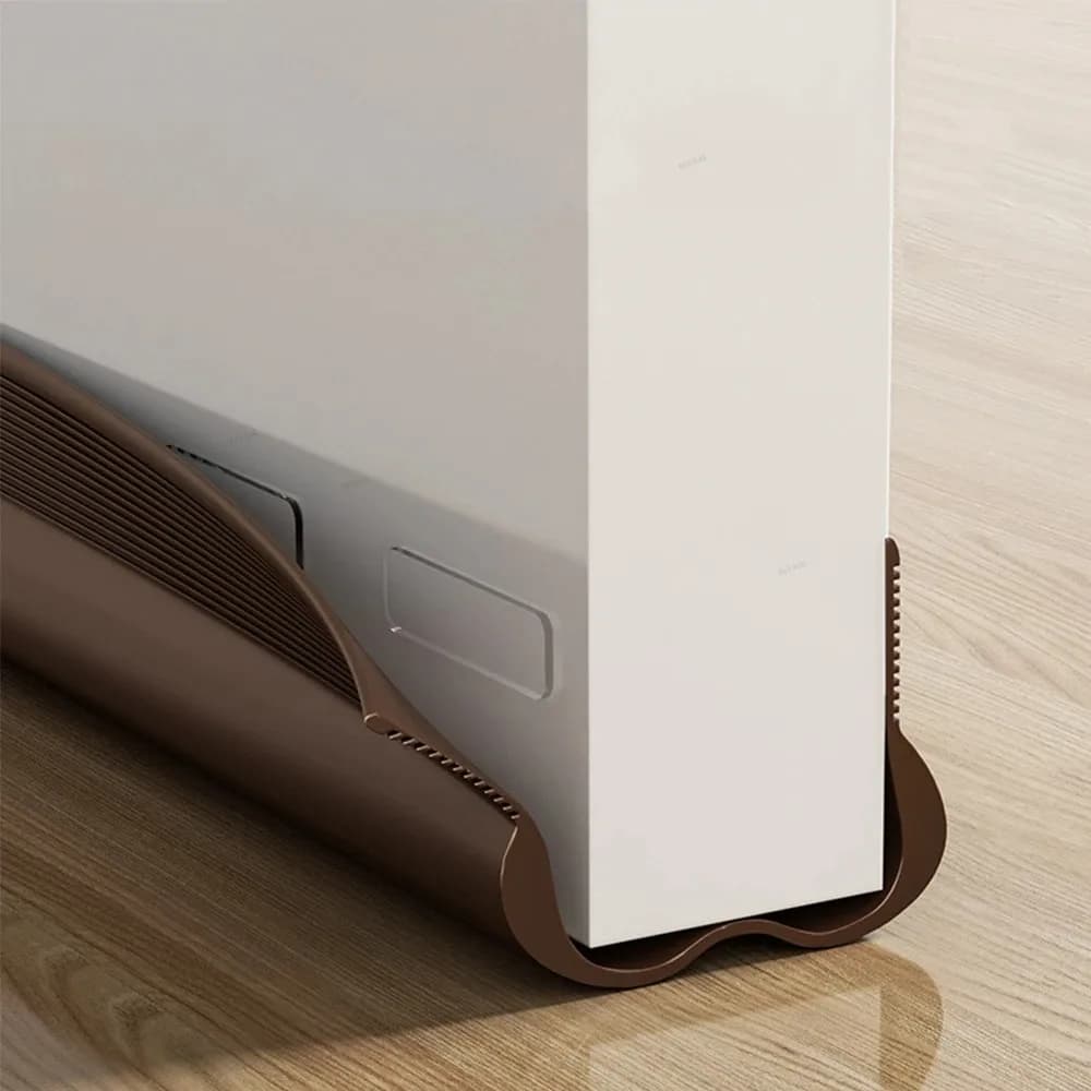 Bande d'étanchéité souple en PVC pour bas de porte