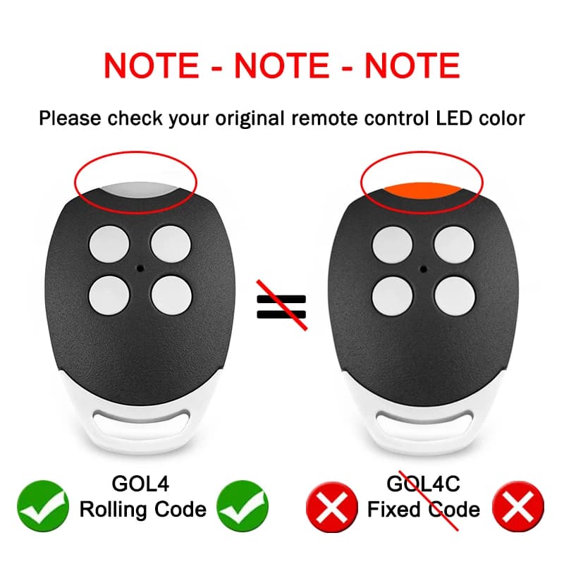 DITEC GOL4 BIXLG4 BIXLP2 BIXLS2 Entrematic ZEN2 ZEN4 ZEN2W ZEN4W porte de Garage télécommande