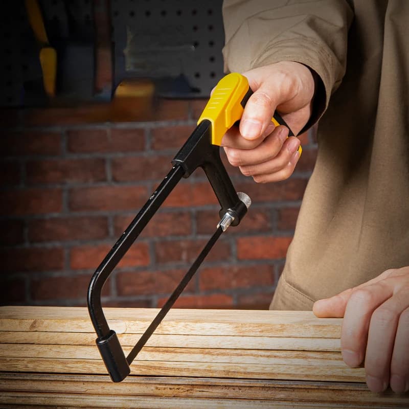 Deli – scie multifonctionnelle Portable de 6 pouces, Mini scie à main en acier, outils de coupe du bois, charpentier, Durable, 65mn