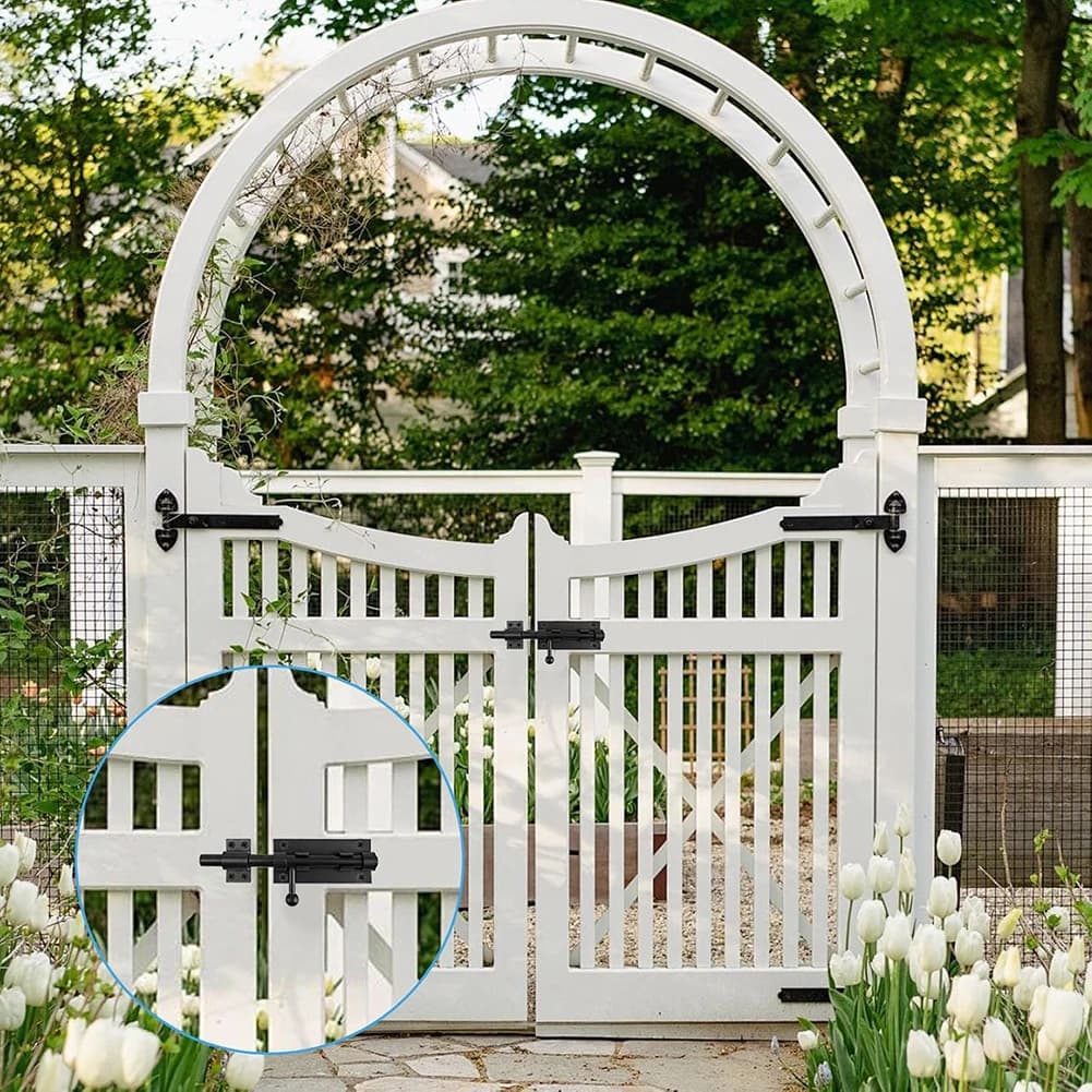 Loquet de porte, boulons coulissants