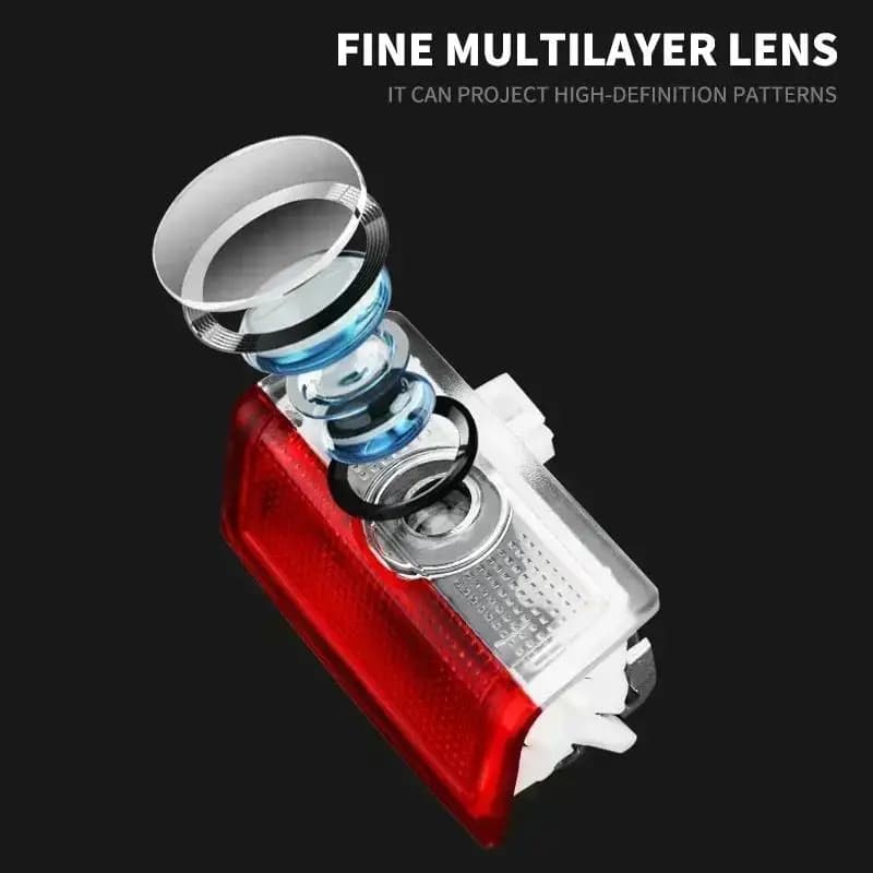 Projecteurs laser HD pour portières de voiture, lampes de bienvenue pour Mercedes Benz A C E GLC GLA GLE W205 TYD-BENC, moulures intérieures