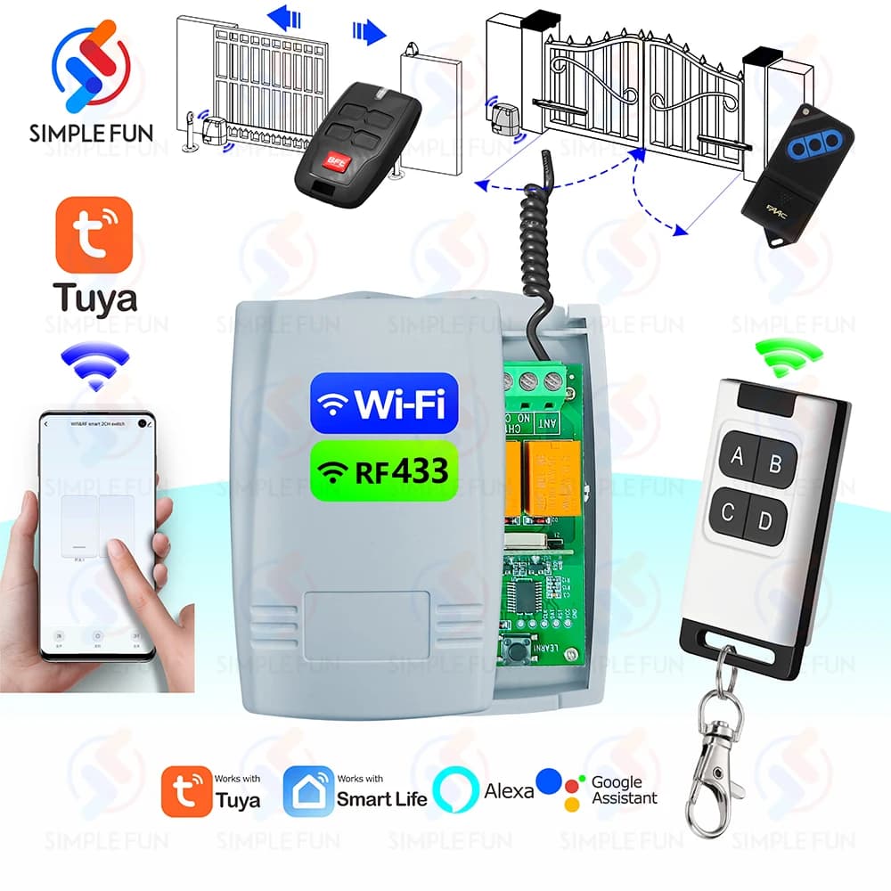 Ouvre-porte coulissante de Garage WiFi RF