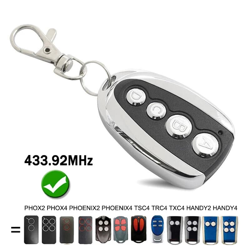PHOX PHOENIX 2 4 PHOX2 PHOX4 PHOENIX2 PHOENIX4 HANDY2 HANDY4 TSC4 TRC4 TXC4 duplicateur de télécommande de porte de Garage 433.92MHz