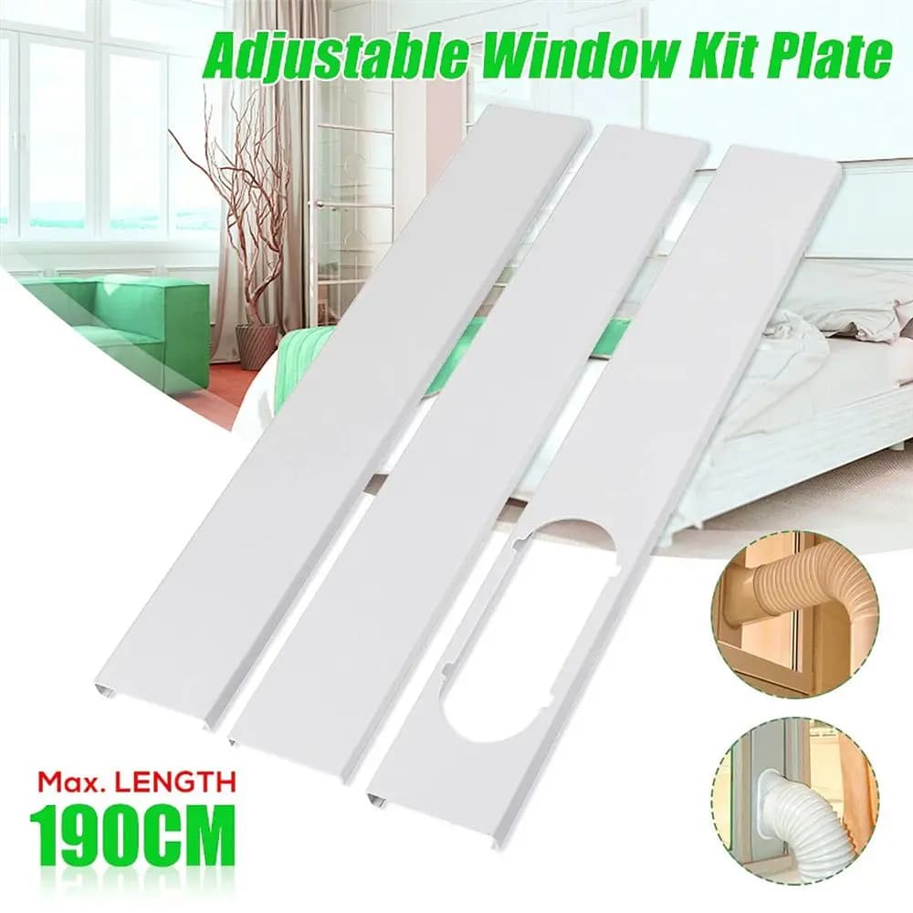 Adaptateur de fenêtre portable en PVC réglable