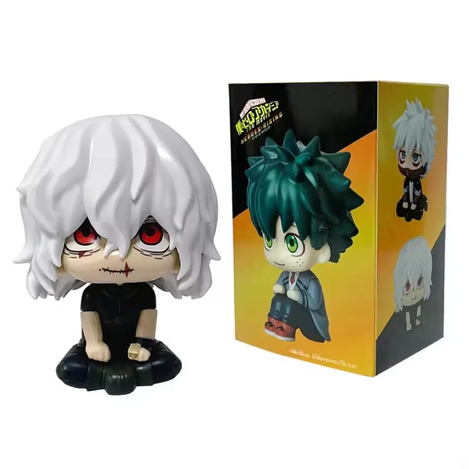 PVC |   (MHA) : Tomura Shigaraki / Izuku Midoriya / Katsuki Bakugo My Hero Academia Figurine PVC Mignonne Chibi |   Jouet de collection