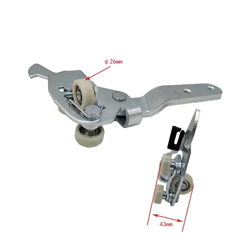 Guide de Rouleau de Porte Coulissante Droite