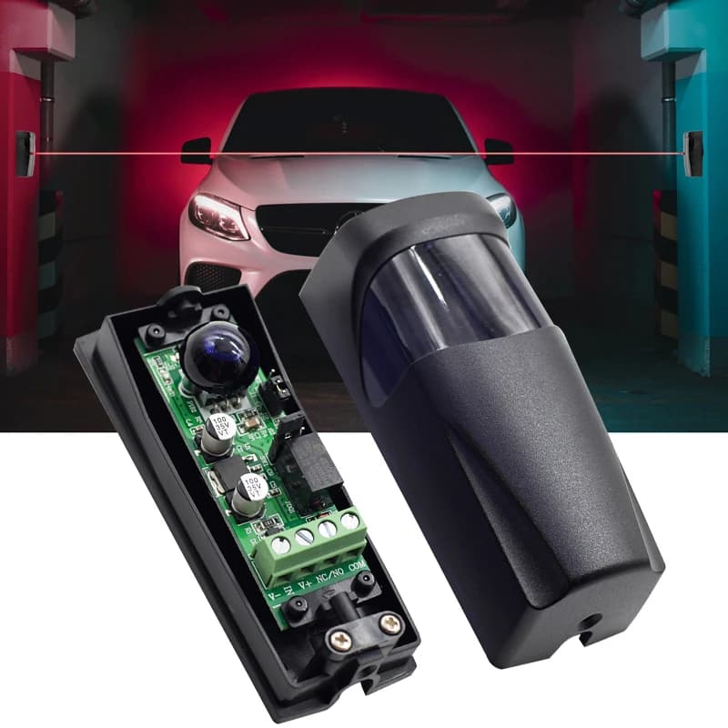 Porte coulissante de garage 12m