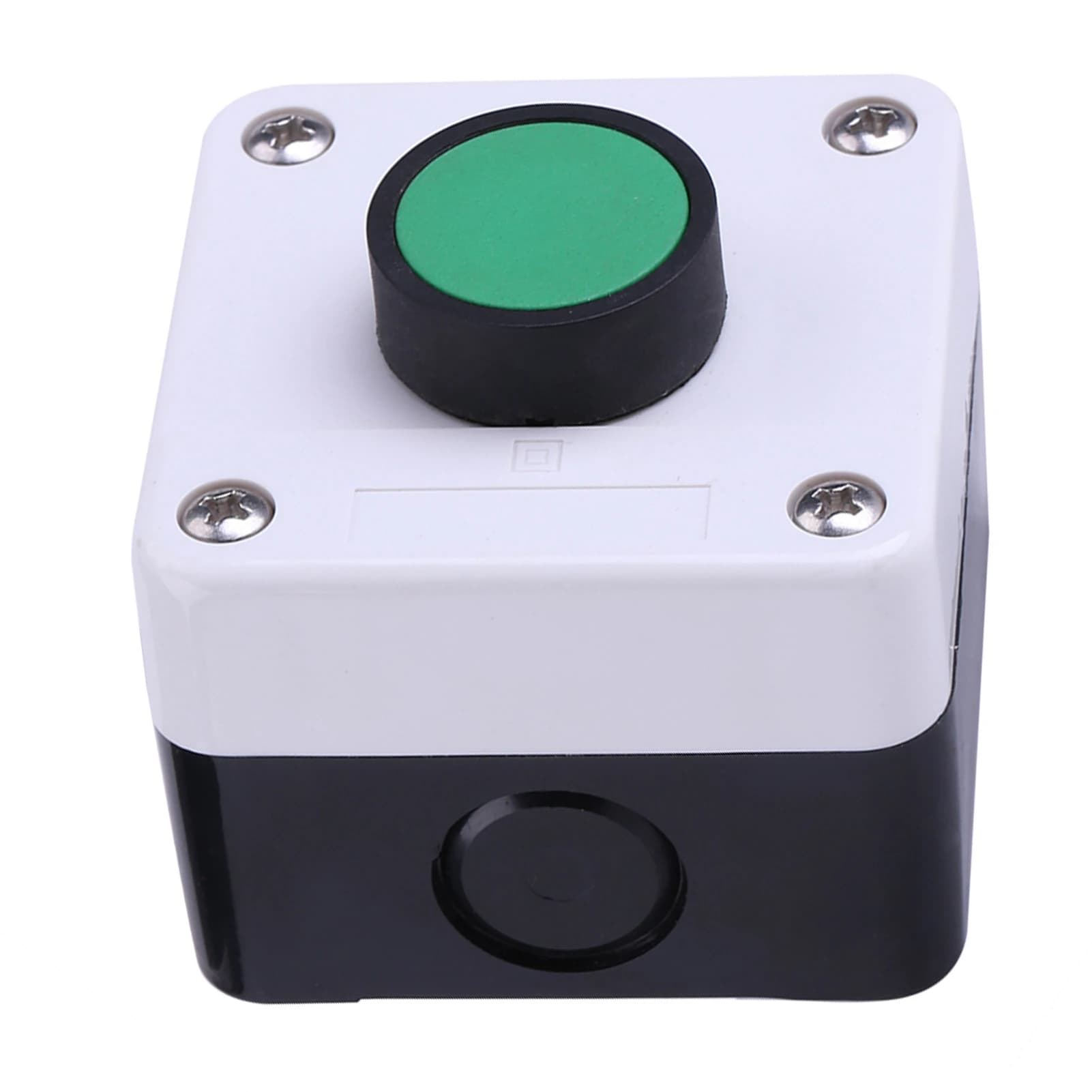 Interrupteur à bouton-poussoir vert IP54, résistant aux intempéries, boîte de commande à un bouton pour ouvre-porte ABS