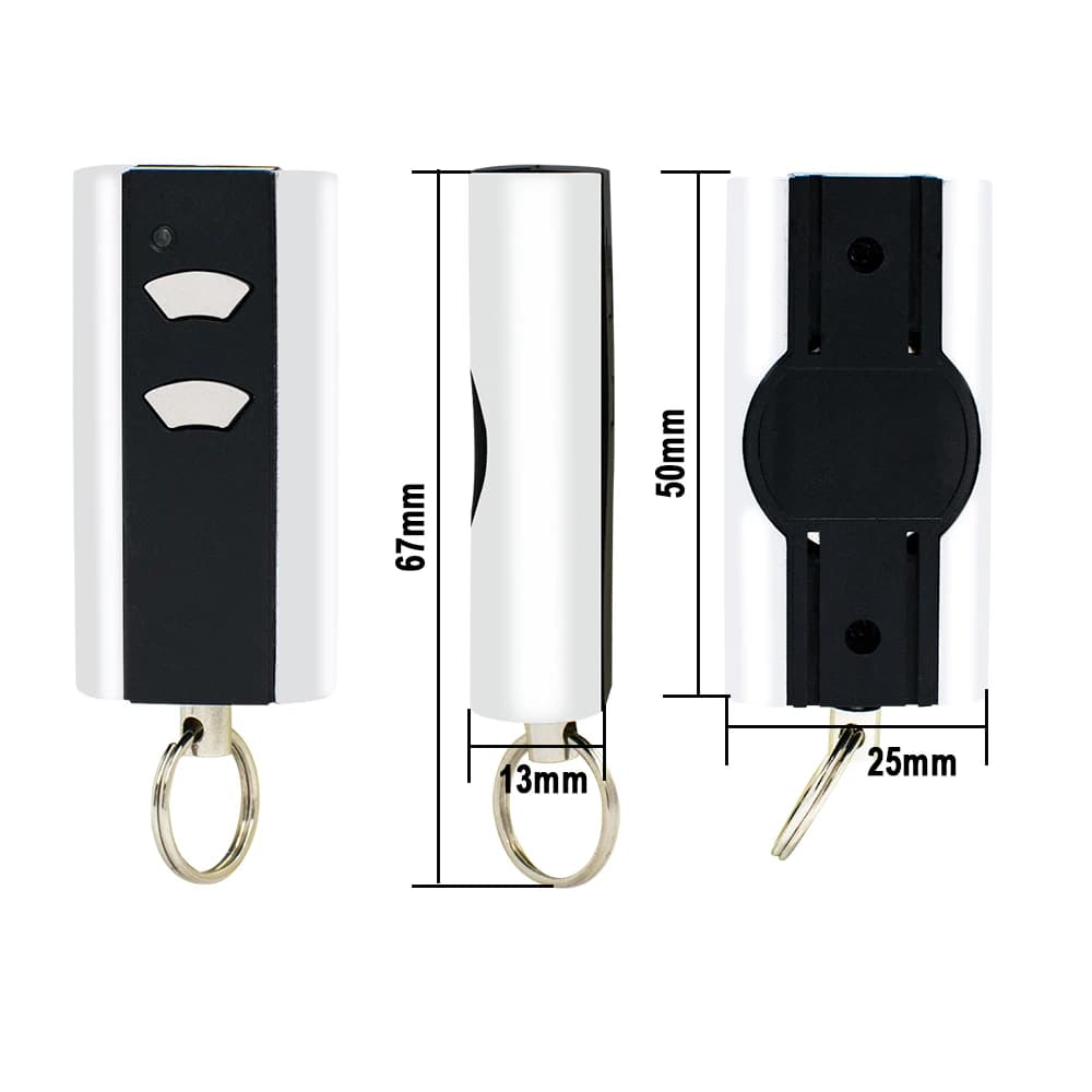 NORMSTAHL RCU 433 2K / EA433 2KM Micro / Crawford / Magic 1000 télécommande de porte de Garage 433.92MHz