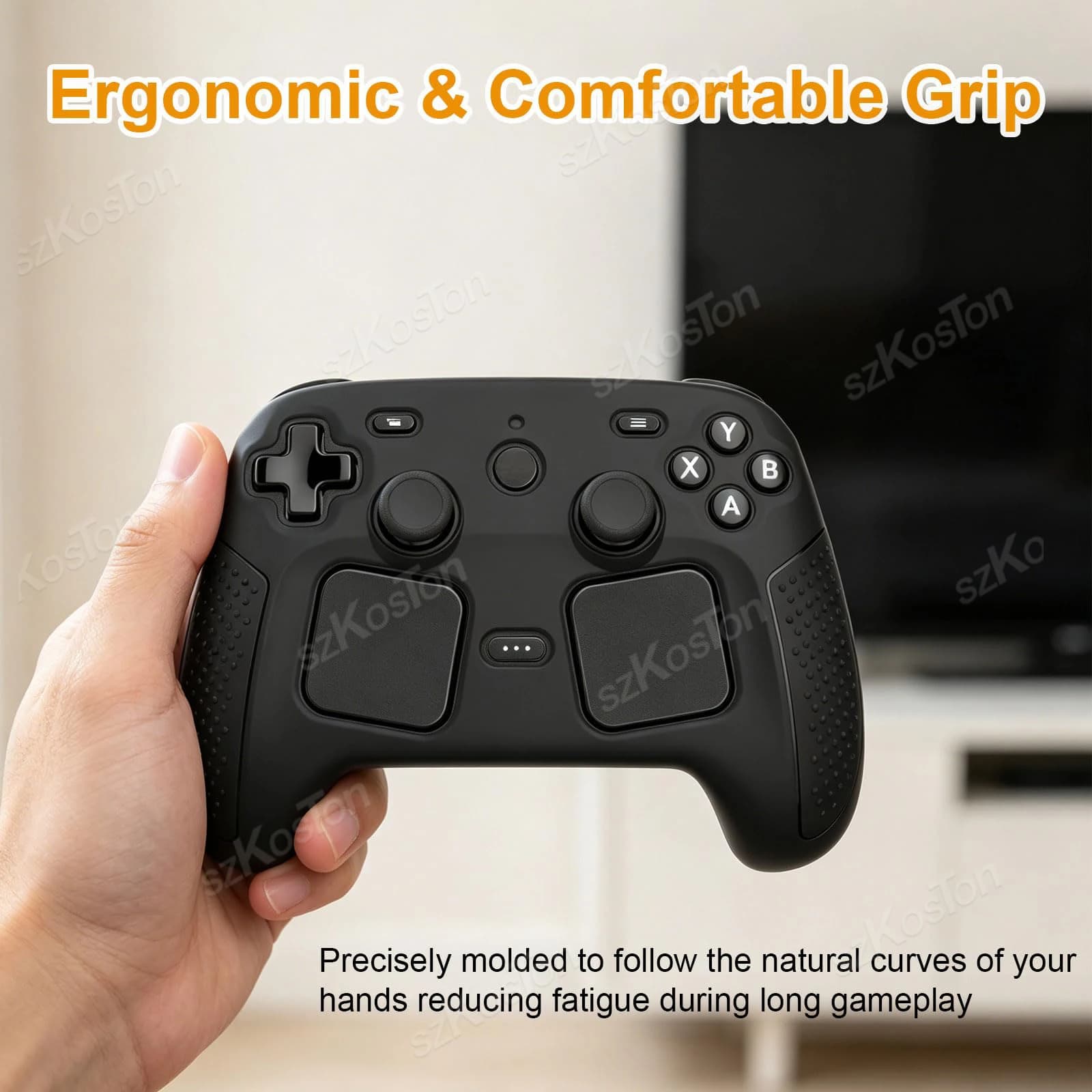 Étui de protection en silicone pour Steam Controller 2, coque antidérapante et antichoc, protection intégrale pour Steam Controller 2