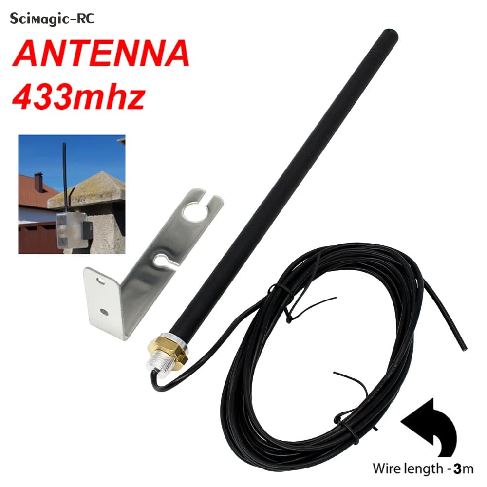 Antenne externe pour porte de garage