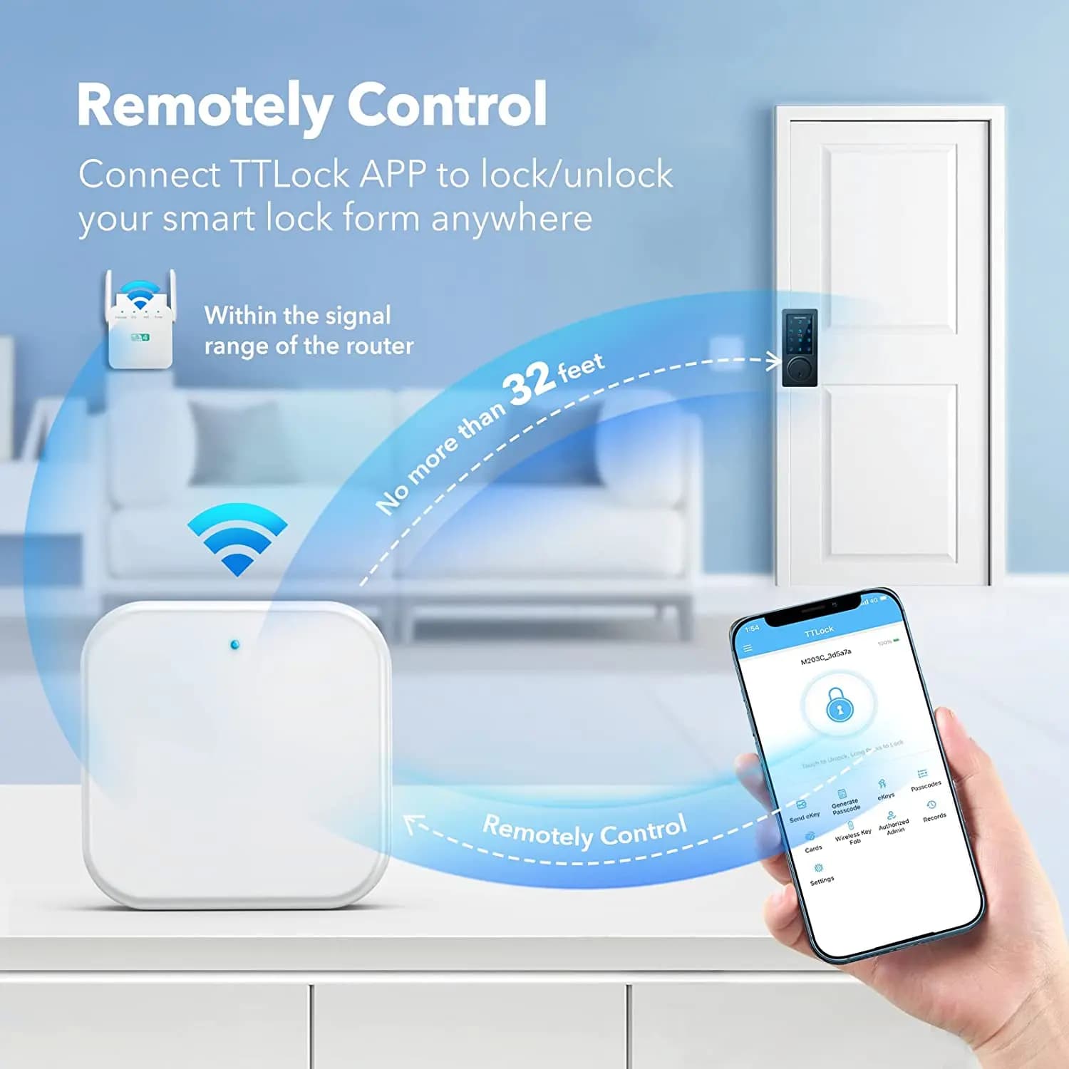TTLOCK Andrea Nip/ G3-airies de passerelle WiFi