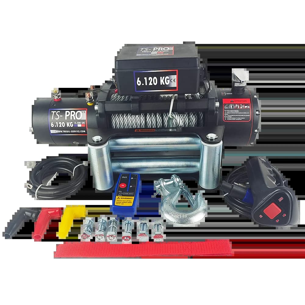 Treuil électrique Vevor 13000lb, treuil Jeep Wrangler, treuil 12v tout-terrain